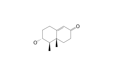 DEISOPROPYLIDENE-ISOPETASOL;[4AR-(4A-ALPHA,5-ALPHA,6-BETA)-4,4A,5,6,7,8-HEXAHYDRO-6-HYDROXY-4A,5-DIMETHYL-2(3H)-NAPHTHALENONE