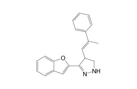 3-(2'-Benzofuranyl)-4-( .alpha.-methylstyryl)-2-pyrazoline