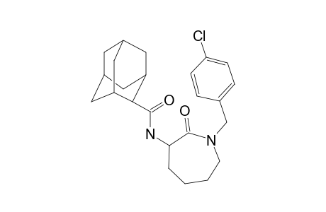 N-[1-(4-Chlorobenzyl)-2-oxoazepan-3-yl]adamantane-2-carboxamide