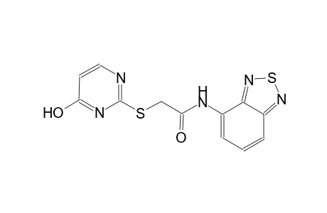 acetamide, N-(2,1,3-benzothiadiazol-4-yl)-2-[(4-hydroxy-2-pyrimidinyl)thio]-