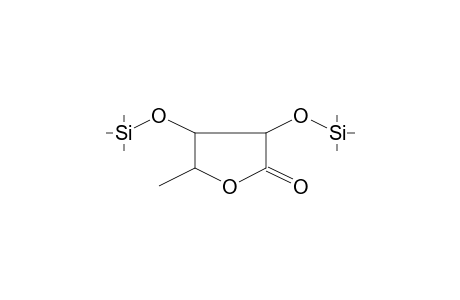 D-Ribonic acid, 5-deoxy-2,3-bis-O-(trimethylsilyl)-, .gamma.-lactone