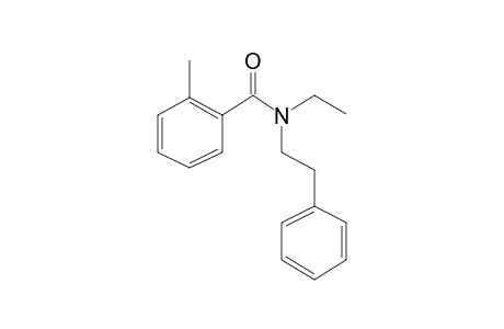 o-Toluylamide, N-(2-phenylethyl)-N-ethyl-