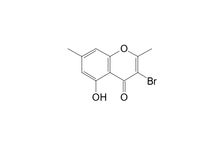 3-Bromo-5-hydroxy-2,7-dimethylchromone