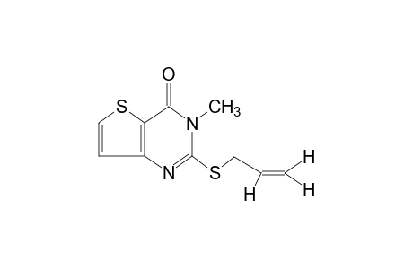 2-(ALLYLTHIO)-3-METHYLTHIENO[3,2-d]PYRIMIDIN-4(3H)-ONE