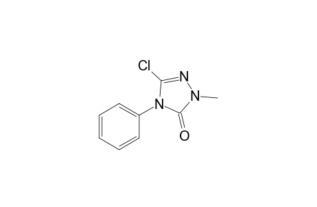 5-Chloranyl-2-methyl-4-phenyl-1,2,4-triazol-3-one