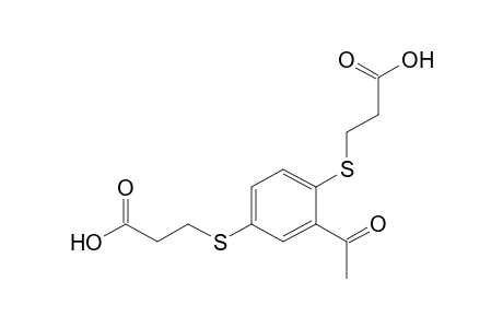 3,3'-[(4-acetyl-p-phenylene)dithio]dipropionic acid