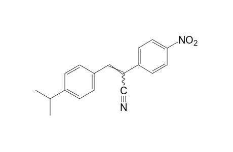 3-(p-cumenyl)-2-(p-nitrophenyl)acrylonitrile