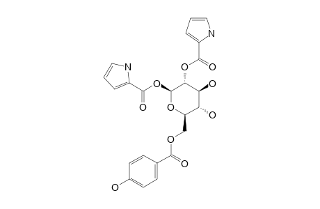 BETA-D-GLUCOPYRANOSE-6-(4-HYDROXYBENZOATE)-1,2-BIS-(PYRROLE-2-CARBOXYLATE);BUPRESTIN-B