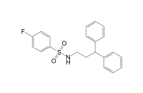 N-(3,3-Diphenyl-propyl)-4-fluoro-benzenesulfonamide