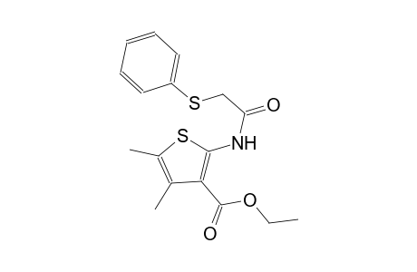Ethyl 4,5-dimethyl-2-([(phenylsulfanyl)acetyl]amino)-3-thiophenecarboxylate