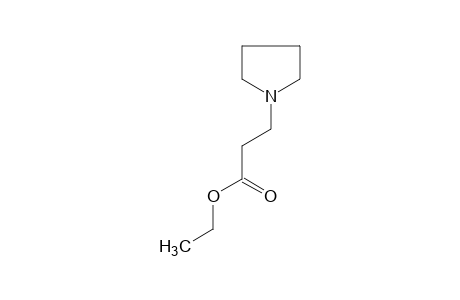 1-pyrrolidinepropionic acid, ethyl ester