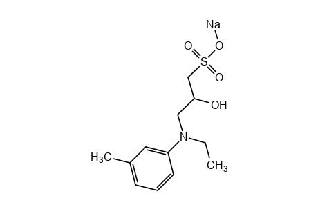 3-(N-ethyl-m-toluidino)-2-hydroxy-1-propanesulfonic acid, monosodium salt