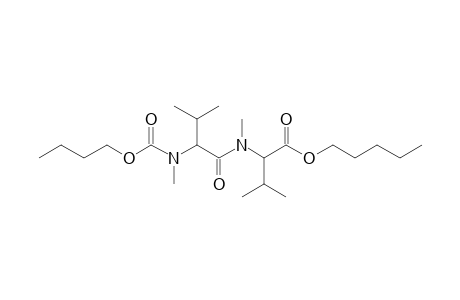 Valylvaline, N,N'-dimethyl-N-butoxycarbonyl-, pentyl ester