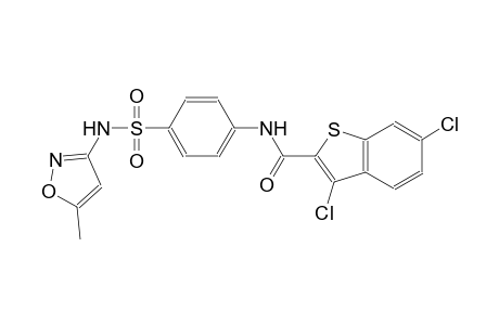 3,6-dichloro-N-(4-{[(5-methyl-3-isoxazolyl)amino]sulfonyl}phenyl)-1-benzothiophene-2-carboxamide