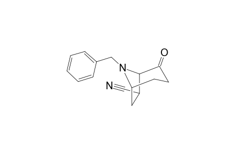 8-Benzyl-2-oxo-8-azabicyclo[3.2.1]octane-7-endo-carbonitrile
