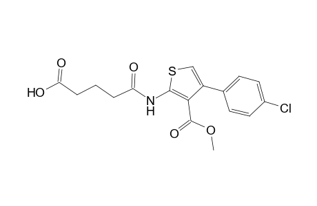 5-{[4-(4-Chlorophenyl)-3-(methoxycarbonyl)-2-thienyl]amino}-5-oxopentanoic acid