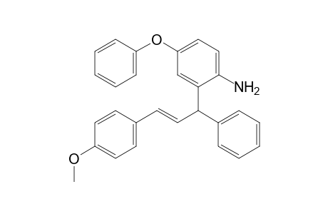 (E)-2-[3-(4-methoxyphenyl)-1-phenylallyl]-4-phenoxyaniline