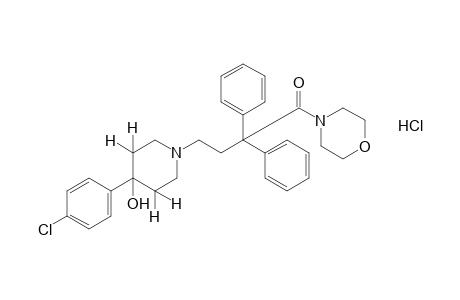 4-(p-chlorophenyl)-1-(3,3-diphenyl-4-morpholino-4-oxobutyl)-4-piperidinol, monohydrochloride