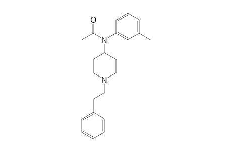 N-(1-Phenethyl-4-piperidyl)-N-(3-methylphenyl)acetamide