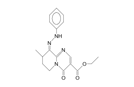 ETHYL-Z-8-METHYL-4-OXO-9-PHENYLHYDRAZONO-6,7,8,9-TETRAHYDRO-4H-PYRIDO-[1,2-A]-PYRIMIDINE-3-CARBOXYLATE