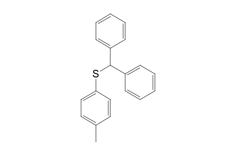 Benzene, 1,1'-[[(4-methylphenyl)thio]methylene]bis-