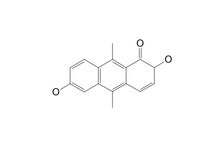 2,6-DIHYDROXY-9,10-DIMETHYL-ANTHRACENE-(1(2H)-ONE