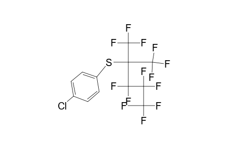 Benzene, 1-chloro-4-[[2,2,3,3,4,4,4-heptafluoro-1,1-bis(trifluoromethyl)butyl]thio]-