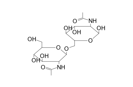 2-ACETAMIDO-6-O-(2-ACETAMIDO-2-DEOXY-BETA-D-GLUCOPYRANOSYL)-2-DEOXY-ALPHA-D-GLUCOPYRANOSE