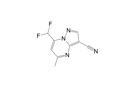 7-(difluoromethyl)-5-methylpyrazolo[1,5-a]pyrimidine-3-carbonitrile