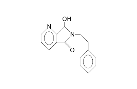 6,7-Dihydro-7-hydroxy-6-(2-phenyl-ethyl)-pyrrolo(3,4-B)pyridin-5-one