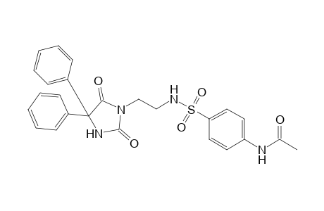 N1-[2-(2,5-dioxo-4,4-diphenyl-1-imidazolidinyl)ethyl]sulfanilamide