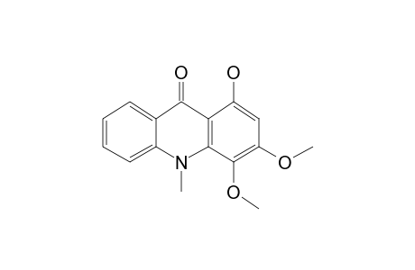 1-Hydroxy-3,4-dimethoxy-10-methylacridin-9(10H)-one