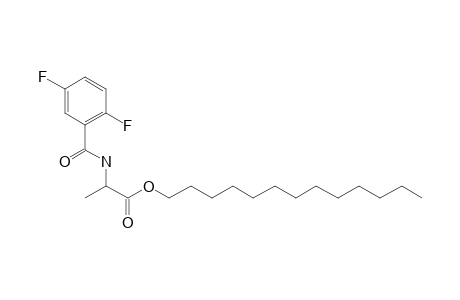 D-Alanine, N-(2,5-difluorobenzoyl)-, tridecyl ester