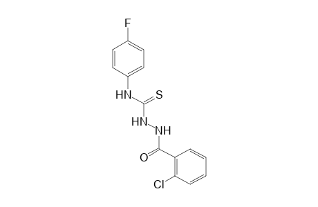 1-(o-chlorobenzoyl)-4-(p-fluorophenyl)-3-thiosemicarbazide