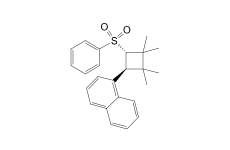 trans-1-(2,2,3,3-Tetramethyl-4-(phenylsulfonyl)cyclobutyl)naphthalene