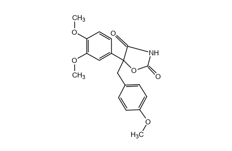 5-(3,4-dimethoxyphenyl)-5-(p-methoxybenzyl)-2,4-oxazolinedione