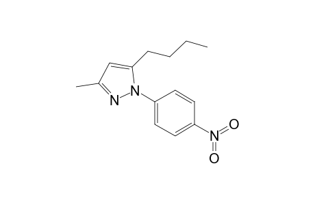 Pyrazole, 5-butyl-3-methyl-1-(4-nitrophenyl)-