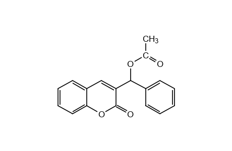 3-(alpha-hydroxybenzyl)coumarin, acetate