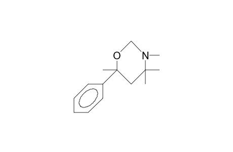 4,4,6-TRIMETHYL-6-PHENYL-N-METHYLTETRAHYDRO-1,3-OXAZIN