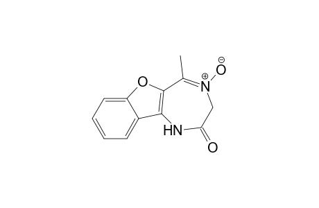 2H-Benzofuro[3,2-e]-1,4-diazepin-2-one, 1,3-dihydro-5-methyl-, 4-oxide