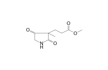 3-(3-Methyl-2,4-dioxopyrrolidin-3-yl)propionic acid, methyl ester