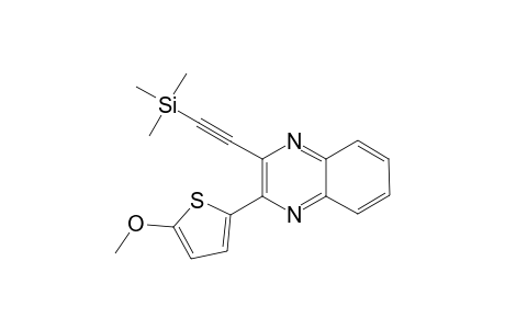 2-(5-Methoxythiophene-2-yl)-3-[(trimethylsilyl)ethynyl]-quinoxaline
