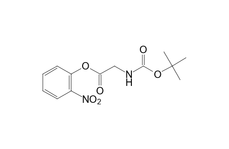 N-carboxyglycine, N-tert-butyl o-nitrophenyl ester