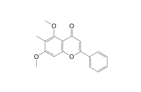 5,7-DIMETHOXY-6-METHYL-FLAVONESTROBOCHRYSIN