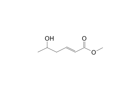 (E)-5-hydroxy-2-hexenoic acid methyl ester