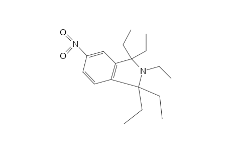 ISOINDOLINE, 5-NITRO-1,1,2,3,3- PENTAETHYL-,