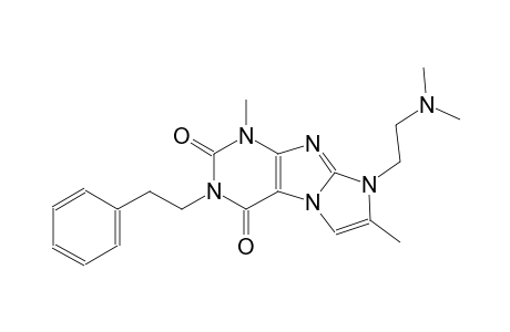 1H-imidazo[2,1-f]purine-2,4(3H,8H)-dione, 8-[2-(dimethylamino)ethyl]-1,7-dimethyl-3-(2-phenylethyl)-