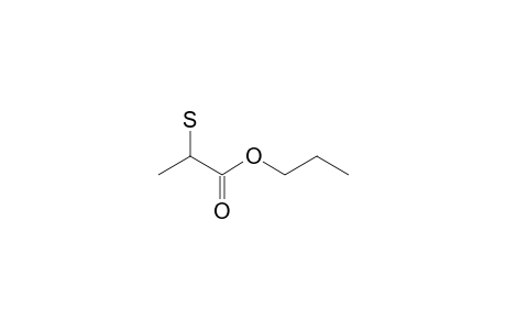 Propionic acid, 2-mercapto-, propyl ester