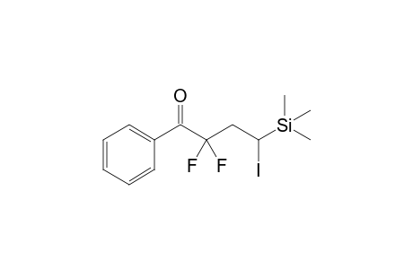 2,2-bis(fluoranyl)-4-iodanyl-1-phenyl-4-trimethylsilyl-butan-1-one