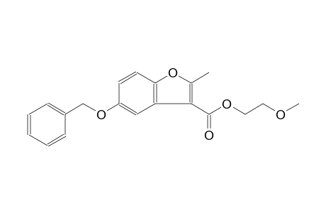 2-methoxyethyl 5-(benzyloxy)-2-methyl-1-benzofuran-3-carboxylate